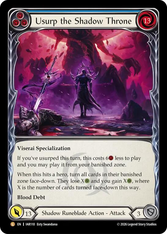 Usurp the Shadow Throne [IAR - IAR110]