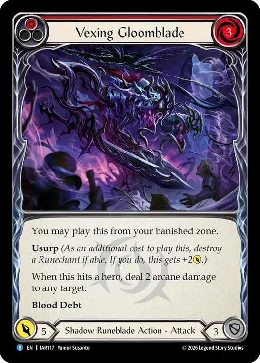 (Preorder) Vexing Gloomblade (Red) [IAR]