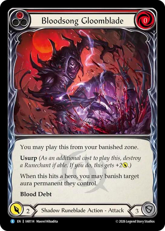(Preorder) Bloodsong Gloomblade [IAR]