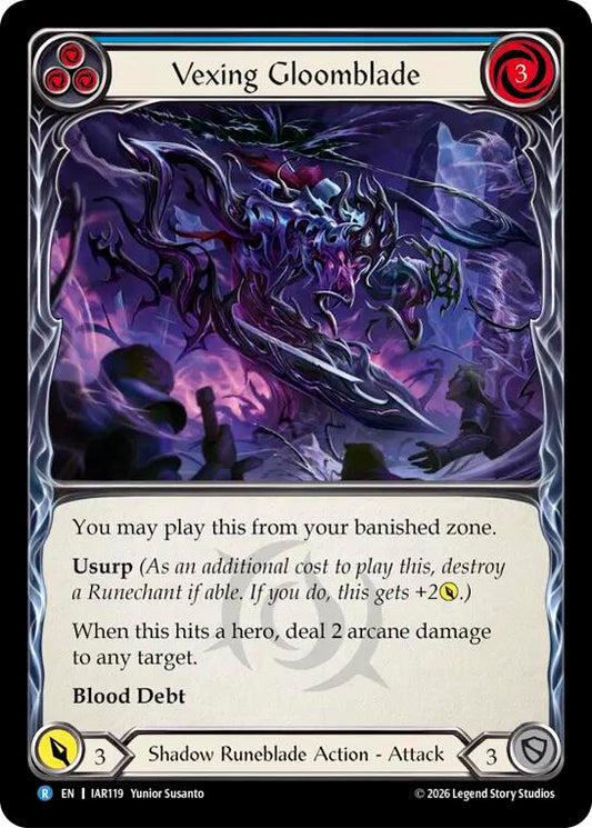 (Preorder) Vexing Gloomblade (Blue) [IAR]