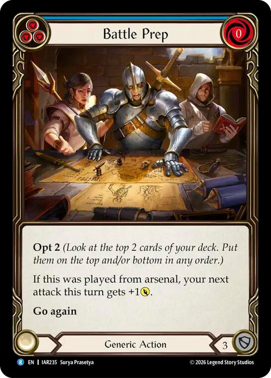 (Preorder) Battle Prep (Blue) [IAR]