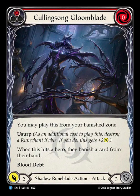 (Preorder) Cullingsong Gloomblade [IAR]