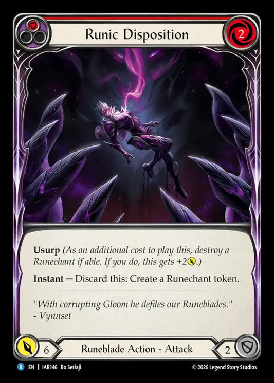 (Preorder) Runic Disposition (Red) [IAR]