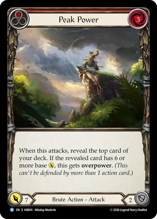 (Preorder) Peak Power (Red) [IAR]