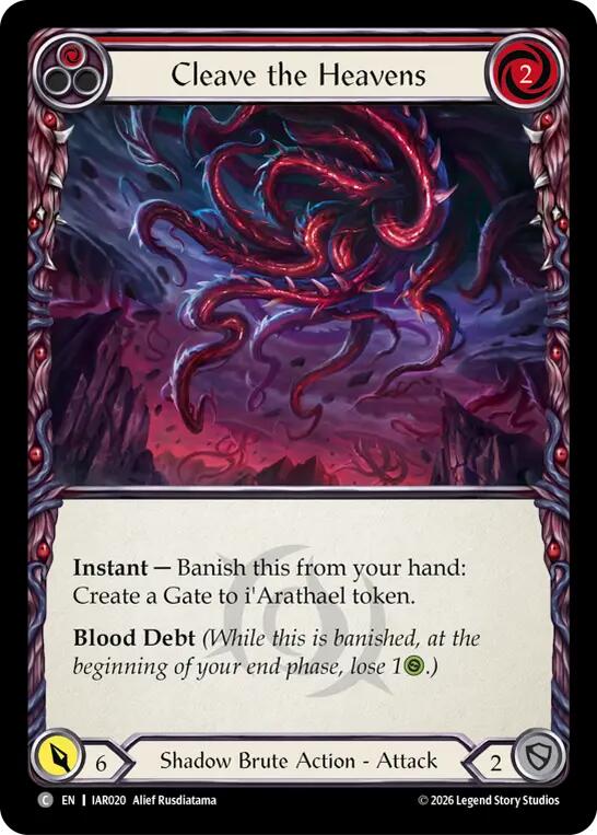 (Preorder) Cleave the Heavens (Red) [IAR]