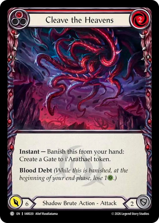 (Preorder) Cleave the Heavens (Red) [IAR]