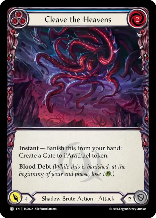 (Preorder) Cleave the Heavens (Blue) [IAR]