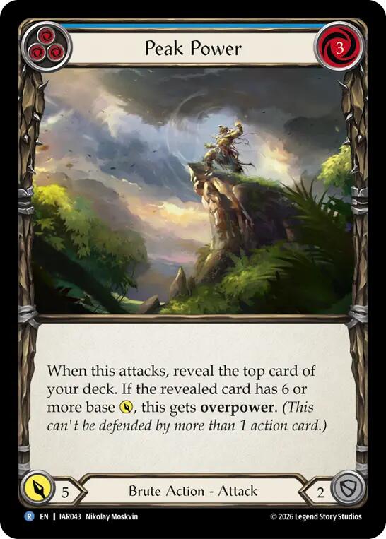 (Preorder) Peak Power (Blue) [IAR]