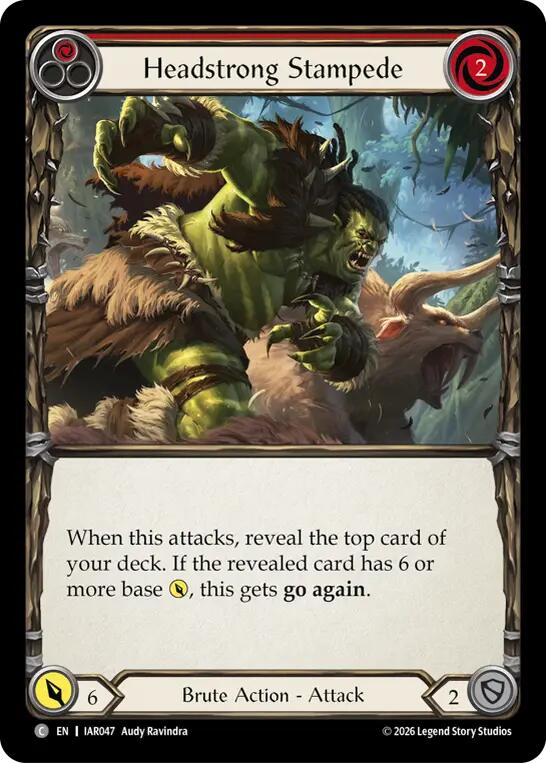 (Preorder) Headstrong Stampede (Red) [IAR]