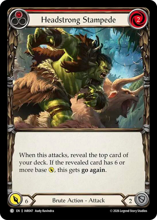 (Preorder) Headstrong Stampede (Red) [IAR]