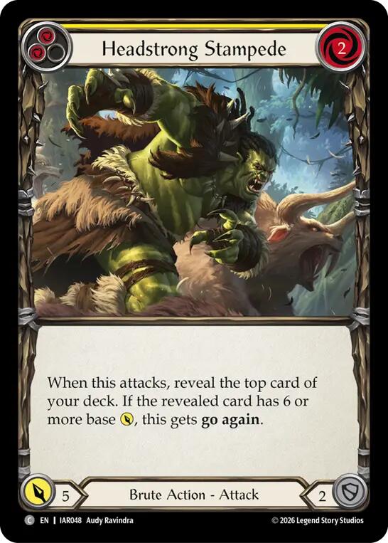(Preorder) Headstrong Stampede (Yellow) [IAR]