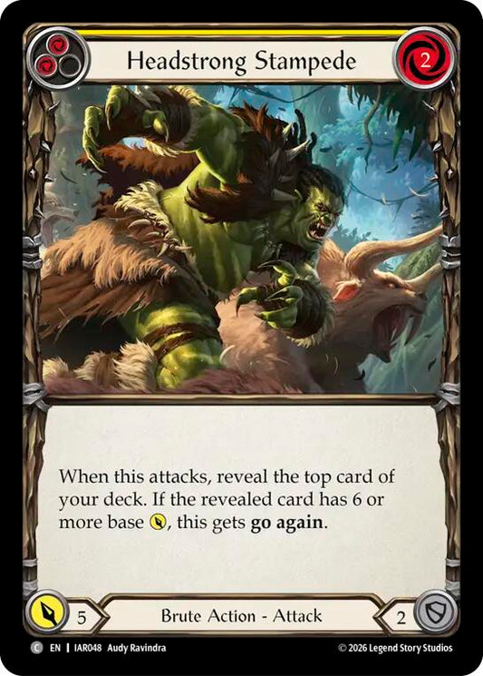 (Preorder) Headstrong Stampede (Yellow) [IAR]