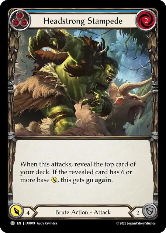 (Preorder) Headstrong Stampede (Blue) [IAR]