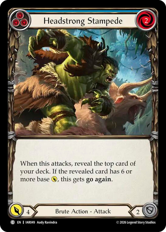 (Preorder) Headstrong Stampede (Blue) [IAR]