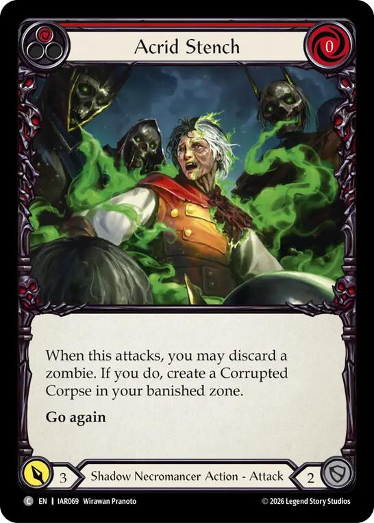 (Preorder) Acrid Stench (Red) [IAR]