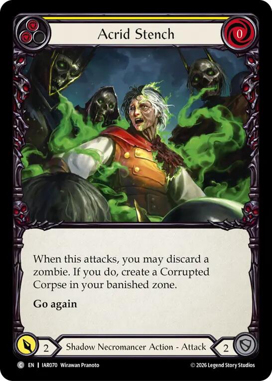 (Preorder) Acrid Stench (Yellow) [IAR]
