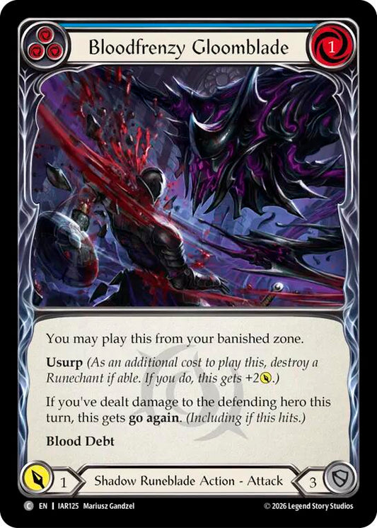 (Preorder) Bloodfrenzy Gloomblade (Blue) [IAR]