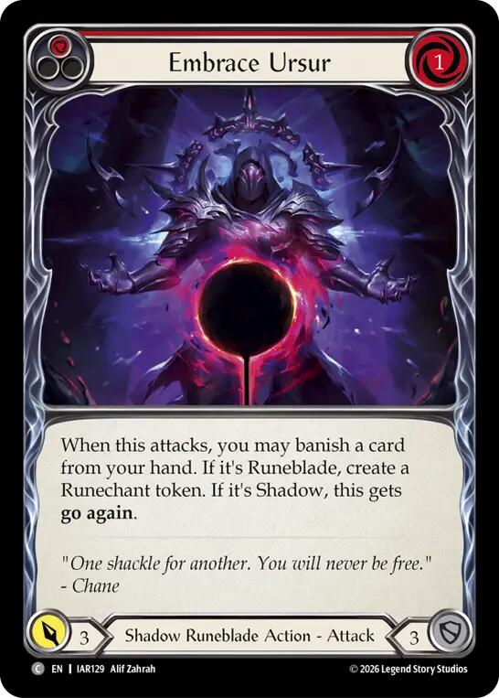(Preorder) Embrace Ursur (Red) [IAR]