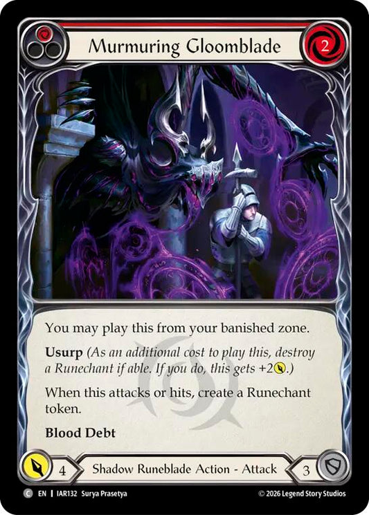 (Preorder) Murmuring Gloomblade (Red) [IAR]
