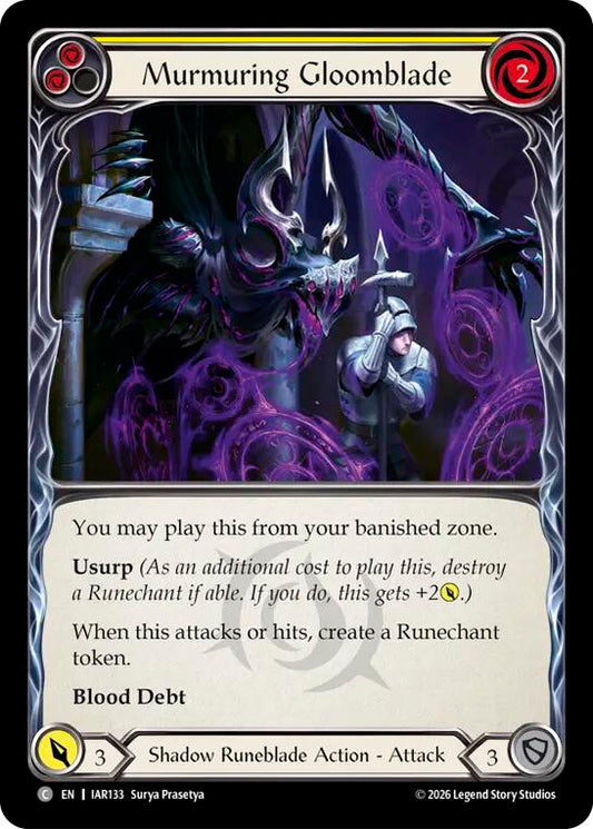 (Preorder) Murmuring Gloomblade (Yellow) [IAR]