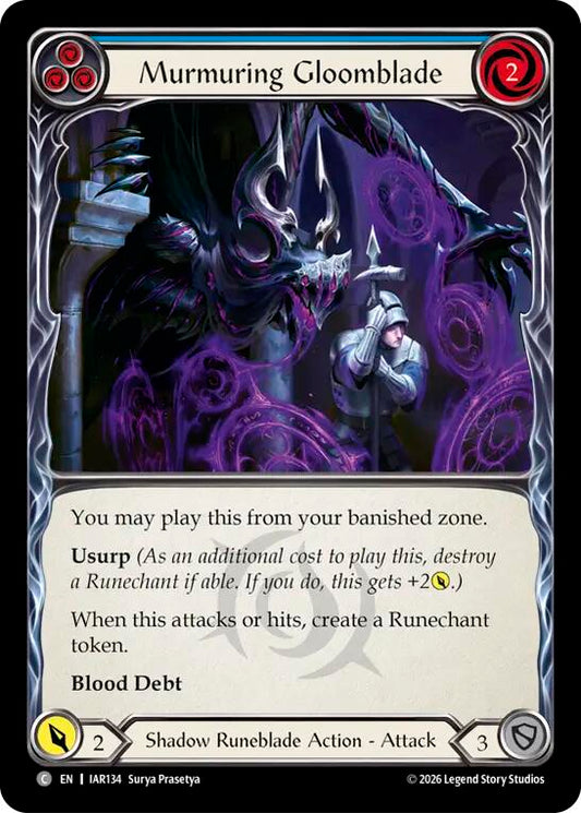 (Preorder) Murmuring Gloomblade (Blue) [IAR]