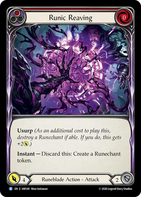 (Preorder) Runic Reaving (Red) [IAR]