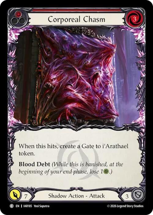 (Preorder) Corporeal Chasm (Red) [IAR]
