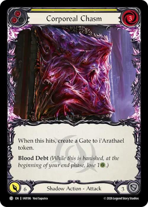 (Preorder) Corporeal Chasm (Yellow) [IAR]