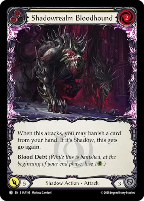 (Preorder) Shadowrealm Bloodhound (Yellow) [IAR]