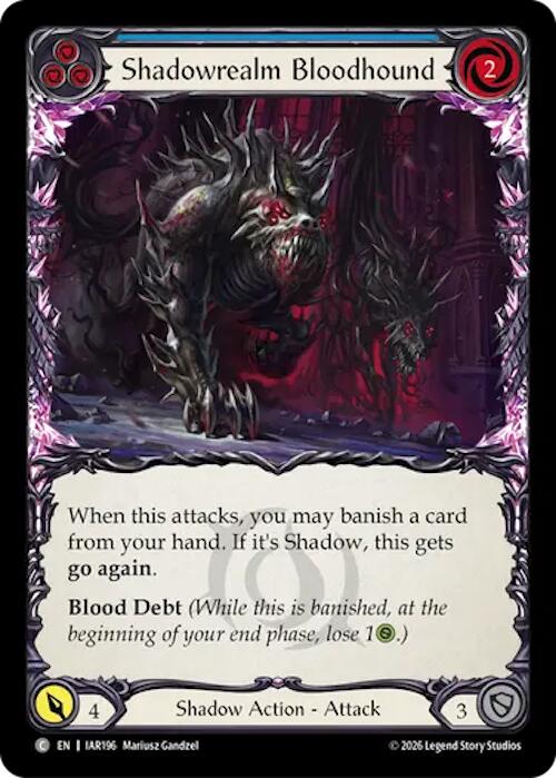 (Preorder) Shadowrealm Bloodhound (Blue) [IAR]