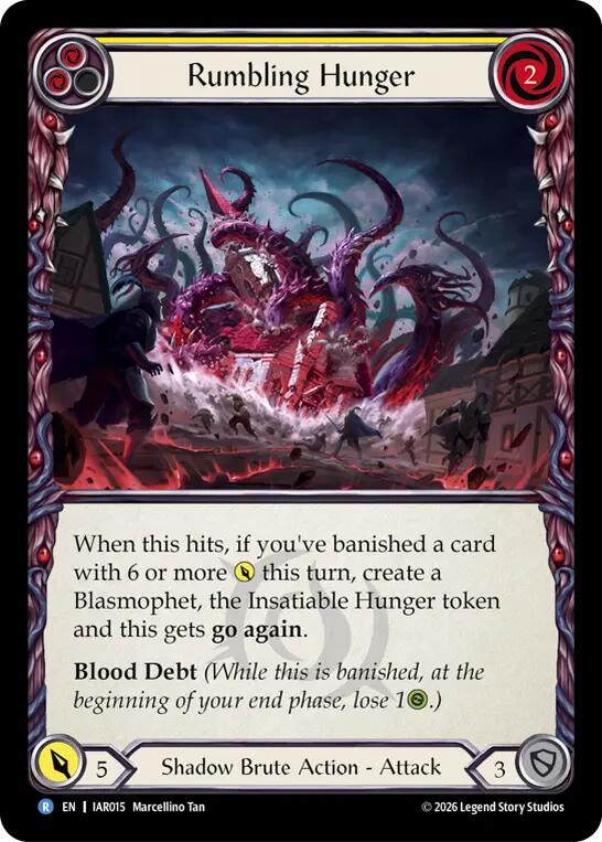 (Preorder) Rumbling Hunger (Yellow) [IAR]