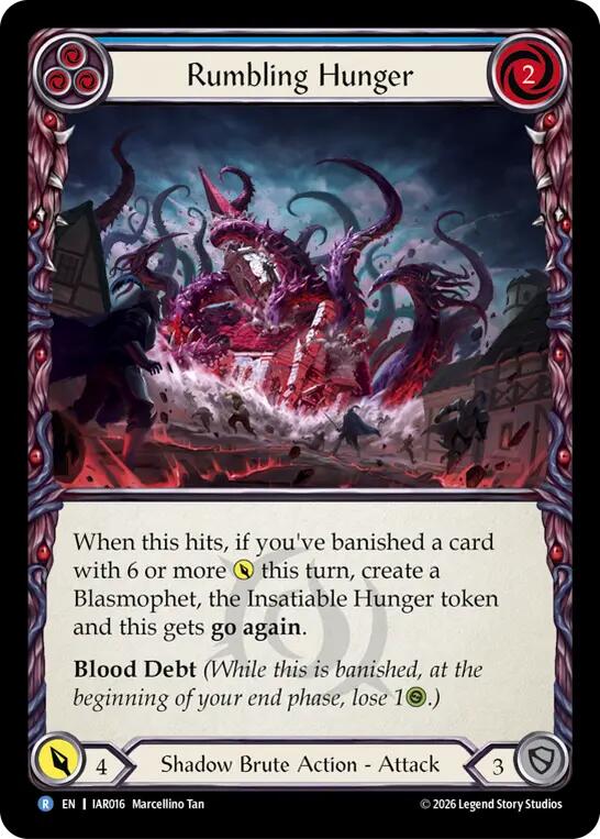 (Preorder) Rumbling Hunger (Blue) [IAR]