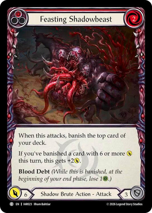 (Preorder) Feasting Shadowbeast (Red) [IAR]