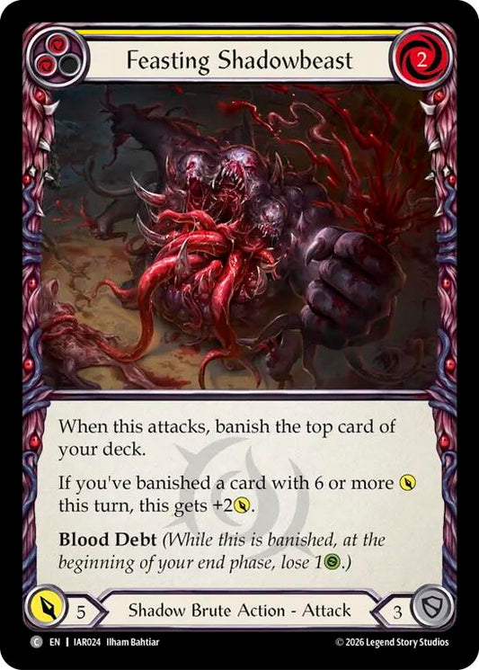 (Preorder) Feasting Shadowbeast (Yellow) [IAR]