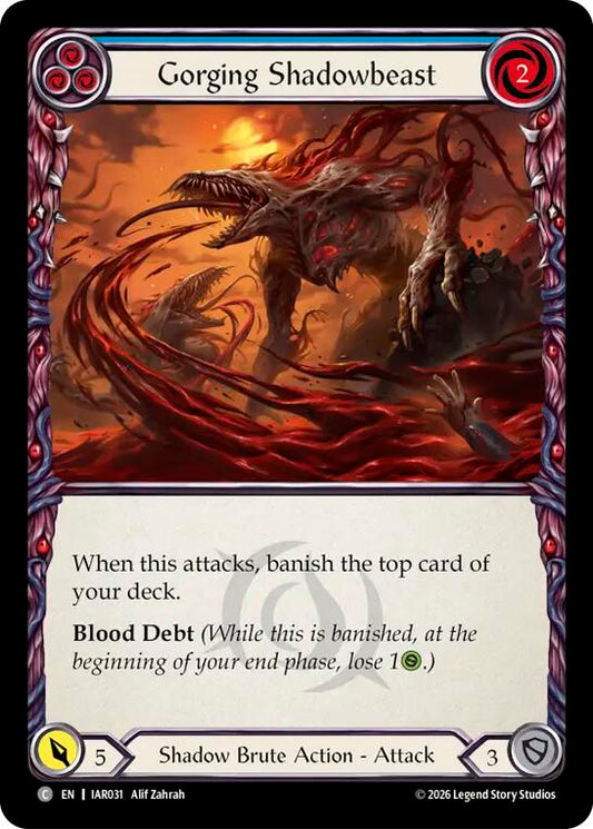 (Preorder) Gorging Shadowbeast (Blue) [IAR]
