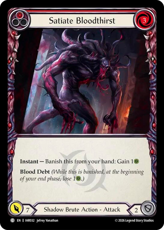 (Preorder) Satiate Bloodthirst (Red) [IAR]