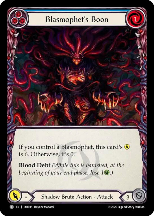 (Preorder) Blasmophet's Boon [IAR]