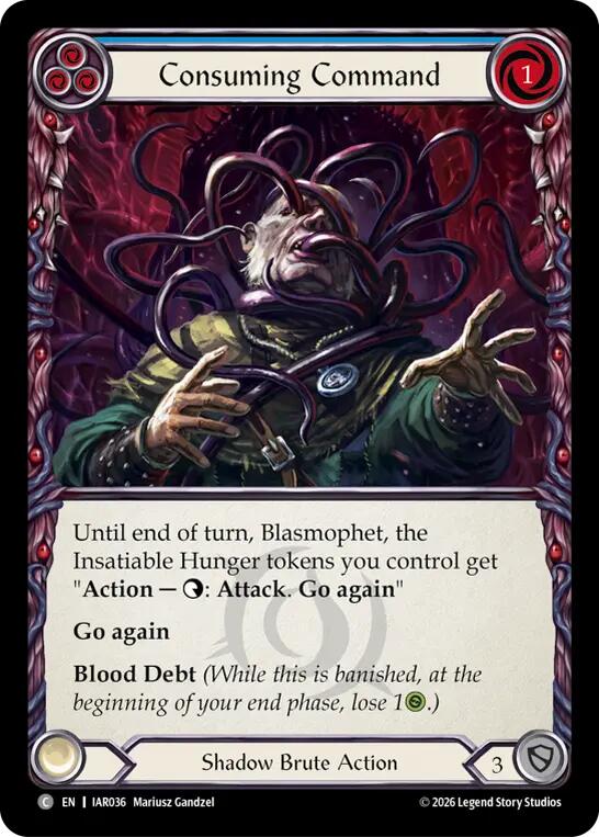 (Preorder) Consuming Command [IAR]