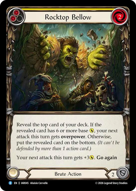 (Preorder) Rocktop Bellow (Yellow) [IAR]