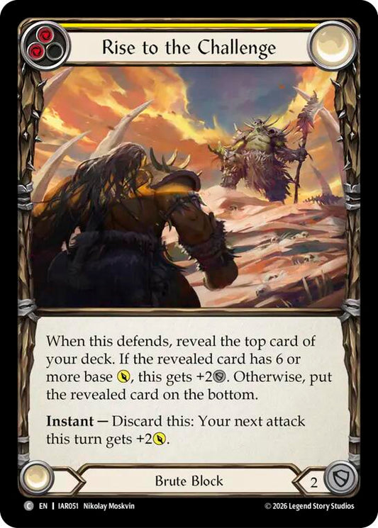(Preorder) Rise to the Challenge (Yellow) [IAR]