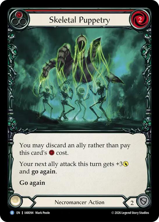 (Preorder) Skeletal Puppetry (Red) [IAR]