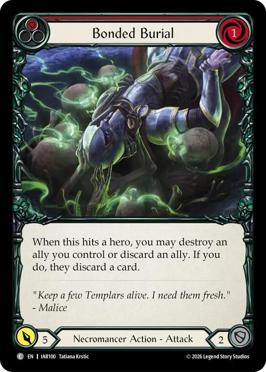 (Preorder) Bonded Burial (Red) [IAR]