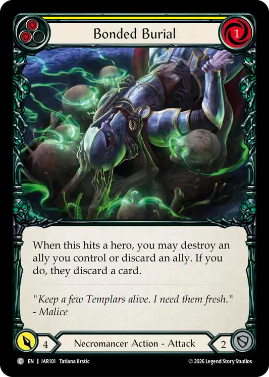(Preorder) Bonded Burial (Yellow) [IAR]