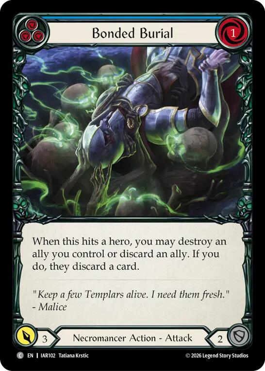 (Preorder) Bonded Burial (Blue) [IAR]