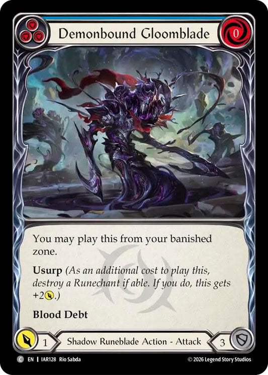 (Preorder) Demonbound Gloomblade (Blue) [IAR]