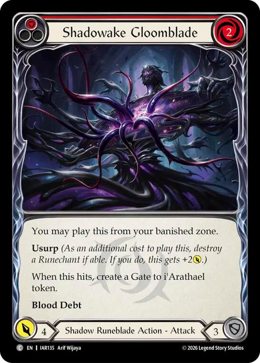 (Preorder) Shadowake Gloomblade (Red) [IAR]
