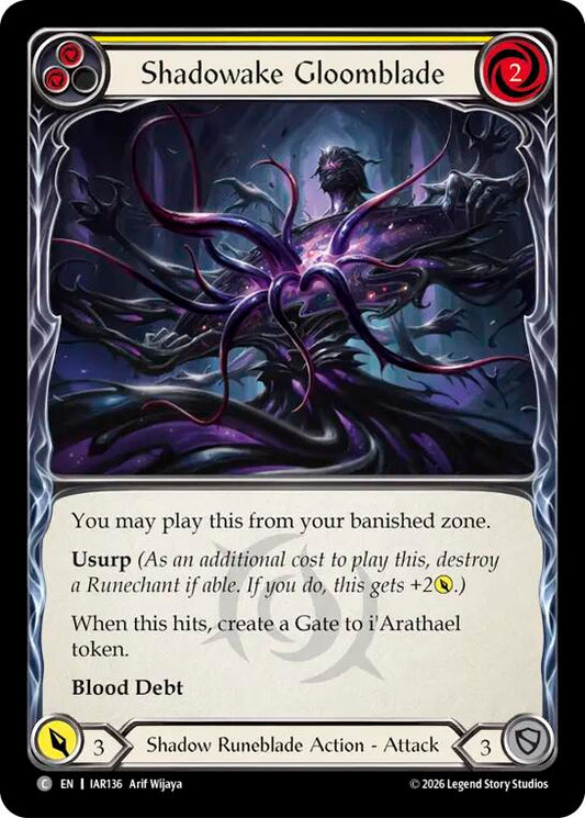 (Preorder) Shadowake Gloomblade (Yellow) [IAR]