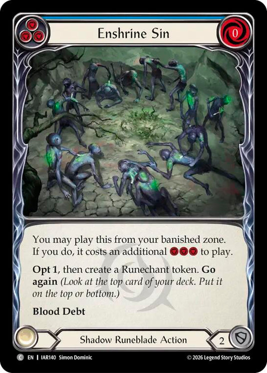 (Preorder) Enshrine Sin (Blue) [IAR]