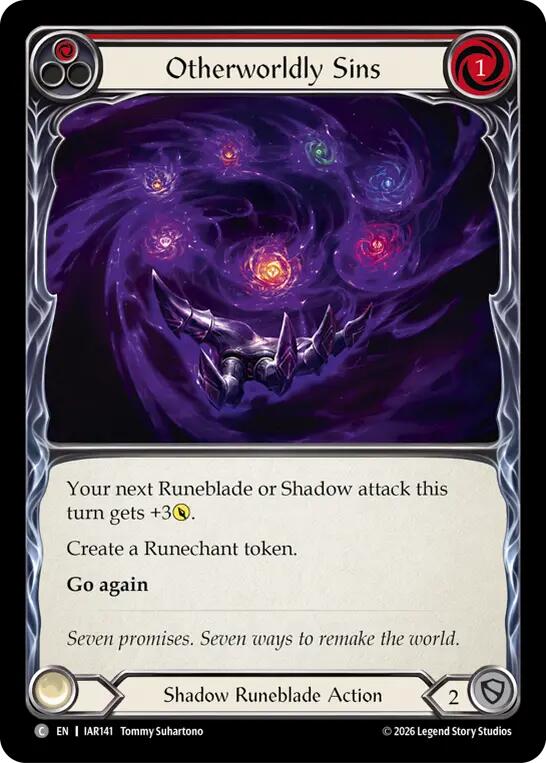 (Preorder) Otherworldly Sins (Red) [IAR]