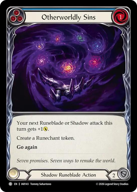 (Preorder) Otherworldly Sins (Blue) [IAR]